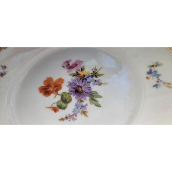Antique fine Porcelain Beyer & Bock, Royal Rudolstadt, Volkstedt -Rudolstadt 24K - Picture 5 of 16
